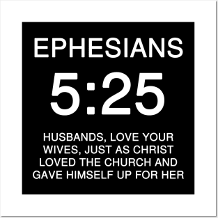 Ephesians 5:25 Bible Verse NIV Text Posters and Art